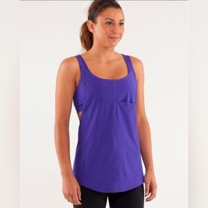 Lululemon Run: For Your Money Tank In Bruised Berry